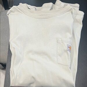Carhartt FR Light Gray Crew Neck T-Shirt